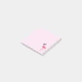 Notes post-it® Flamant rose 3 po x 3 po (Incliné)