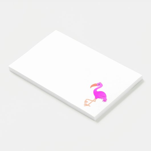 Notes Post-it® Flamingo (Incliné)