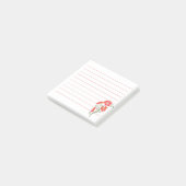 Notes Post-it Fleurs Orange (Incliné)