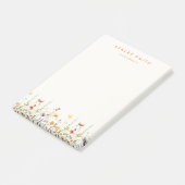 Notes post-it Fleurs sauvages rustiques (Incliné)