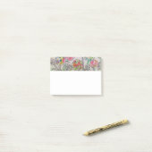 Notes post-it florales (Sur un bureau)