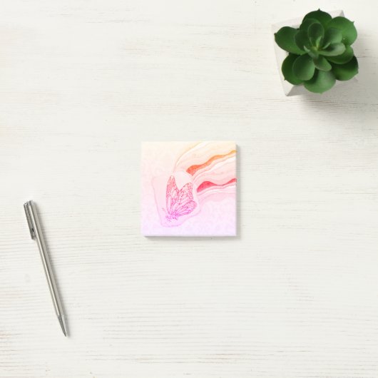 Notes post-it Flutterby Butterfly (Bureau)