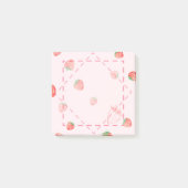 Notes post-it fraise (Devant)