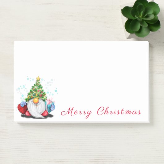 Notes post-it® Gnome de Noël (Bureau)