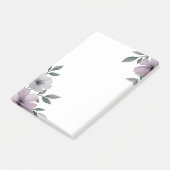 Notes Post-It grandes à bordure florale (Incliné)
