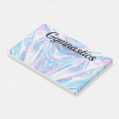 Notes post-it® GYMNASTICS 10 po x 6 po (Incliné)