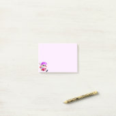 Notes Post-it® Happy Girl (Sur un bureau)