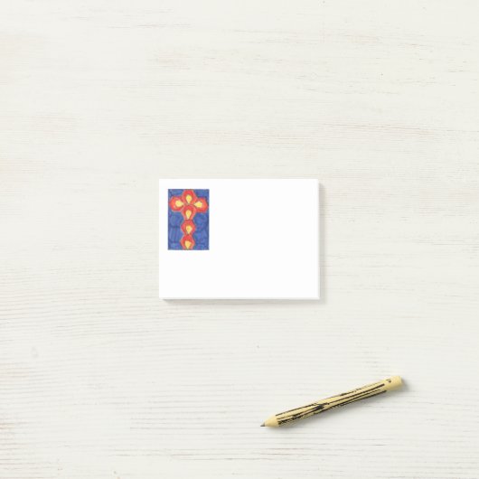 Notes post-it inter motif (Sur un bureau)