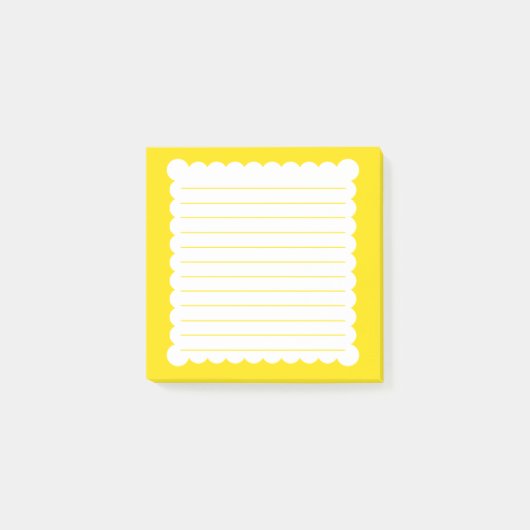 Notes post-it® jaune vif (Devant)