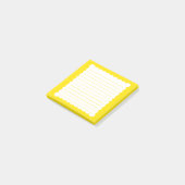 Notes post-it® jaune vif (Incliné)