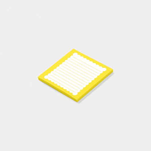 Notes post-it® jaune vif (Incliné)