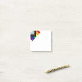 Notes post-it LGBTQ+ Pride (Sur un bureau)