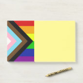 Notes post-it LGBTQ+ Pride (Sur un bureau)