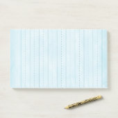 Notes Post-it lignées (Sur un bureau)