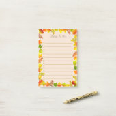 Notes Post-it Lignées Choses à Faire Feuilles d'Au (Sur un bureau)