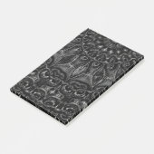 Notes post-it Mandala au charbon (Incliné)