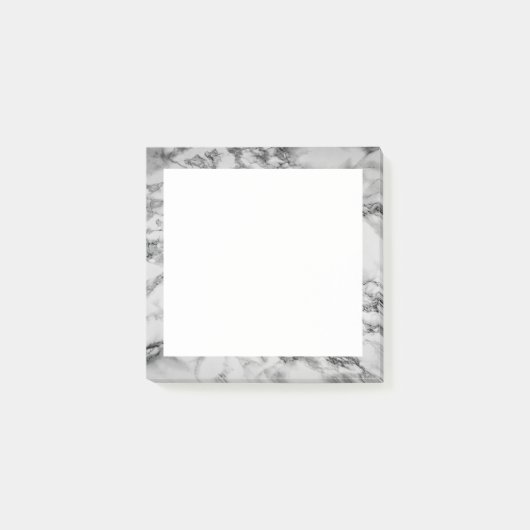 Notes Post-it® Marbre blanc (Devant)