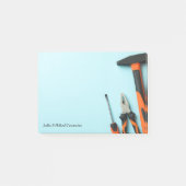 Notes post-it minimales de l'ensemble d'outils cor (Devant)