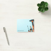 Notes post-it minimales de l'ensemble d'outils cor (Bureau)