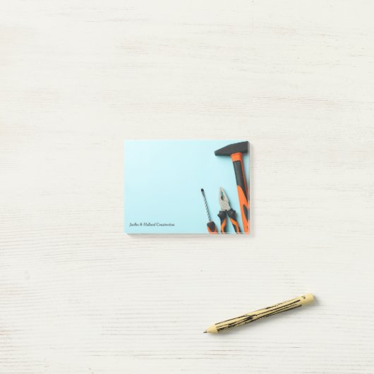 Notes post-it minimales de l'ensemble d'outils cor (Sur un bureau)