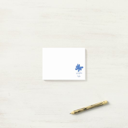 Notes Post-It Minimalisme Vie Simple (Sur un bureau)