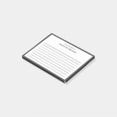 Notes post-it minimes, tendance et modernes (Incliné)
