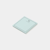 Notes post-it monogramme personnalisées (Incliné)