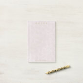 Notes post-it motif 3 (Sur un bureau)