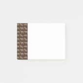Notes Post-It motif capybara (Devant)