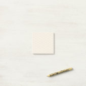 Notes Post-It® Motif de Peach crémeuses, 3 pouces  (Sur un bureau)