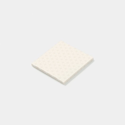 Notes Post-It® Motif de Peach crémeuses, 3 pouces  (Incliné)