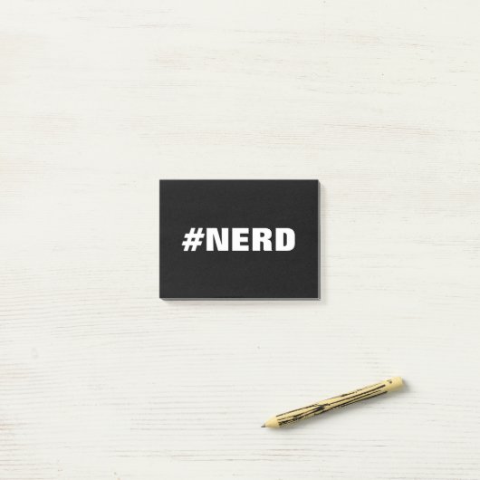 #Notes post-it® Nerd (Sur un bureau)