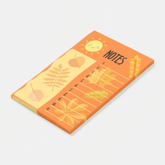 Notes post-it : Notes stylish (Incliné)