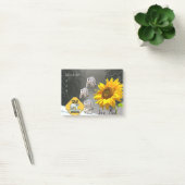Notes Post-it Notes, Tournesol Fleur Ours Polaire (Bureau)