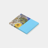 Notes Post-it Notes, Tournesol Floral Dinosaure (Incliné)