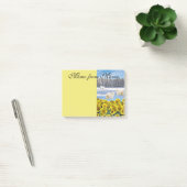 Notes Post-it Notes, Tournesol Ours Polaire Floral (Bureau)