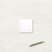Notes post-it ondulées  (Sur un bureau)