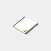 Notes post-it Ornate Gold & Turquoise Butterfly 3" (Incliné)