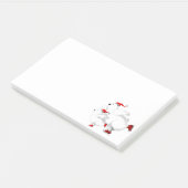Notes Post-it® Ours de Noël (Incliné)