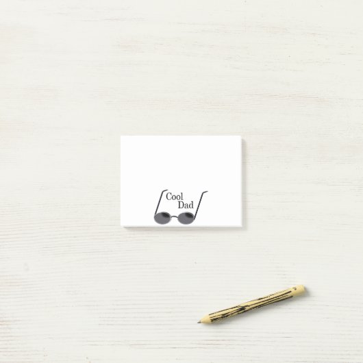 Notes post-it papa cool (Sur un bureau)
