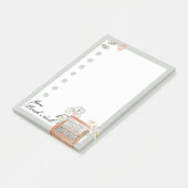 Notes post-it papier de la machine à écrire et des (Incliné)