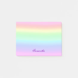 Notes post-it Pastel Ombre Rainbow Post-It
