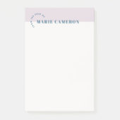Notes Post-it Pastel simples - Violet (Devant)