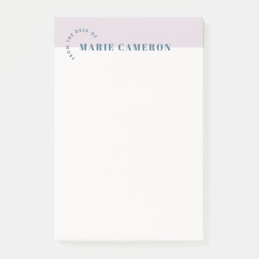 Notes Post-it Pastel simples - Violet (Devant)