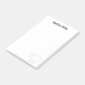 Notes Post-it® personnalisées avec des moutons mig (Incliné)