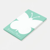 Notes Post-it® personnalisées avec papillon mignon (Incliné)