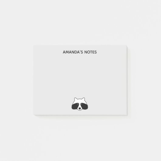 Notes Post-it® personnalisées avec un logo de rato (Devant)