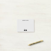 Notes Post-it® personnalisées avec un logo de rato (Sur un bureau)