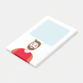 Notes post-it personnalisées d'avatar (Incliné)