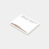Notes post-it® personnalisées de l'immobilier urba (Incliné)